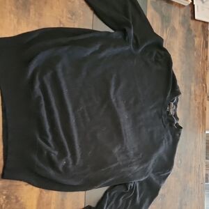 Banana Republic Luxury Blend Black Long Sleeve Sweater